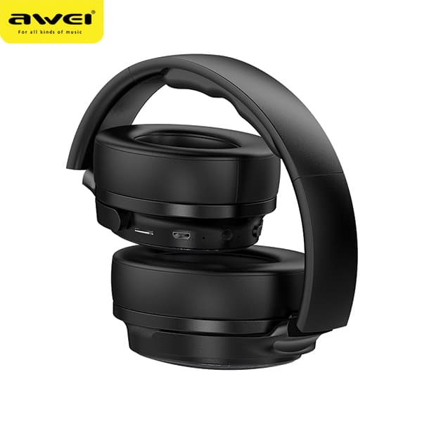 AWEI A780BL On-Ear Bluetooth-hörlurar svarta