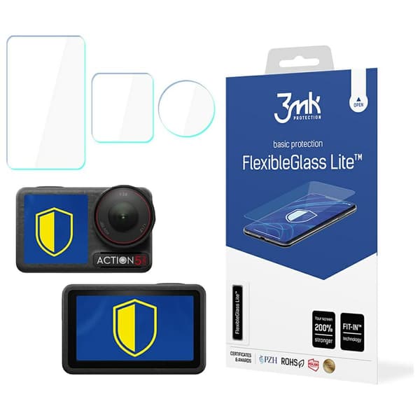 3MK CamProtect Hybrid Glas til DJI Osmo Action 5 Pro