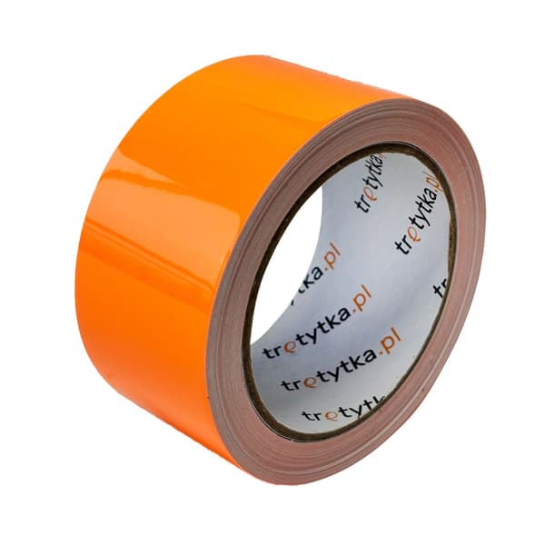 Fluorescerande tejp 50 mm x 10 m orange
