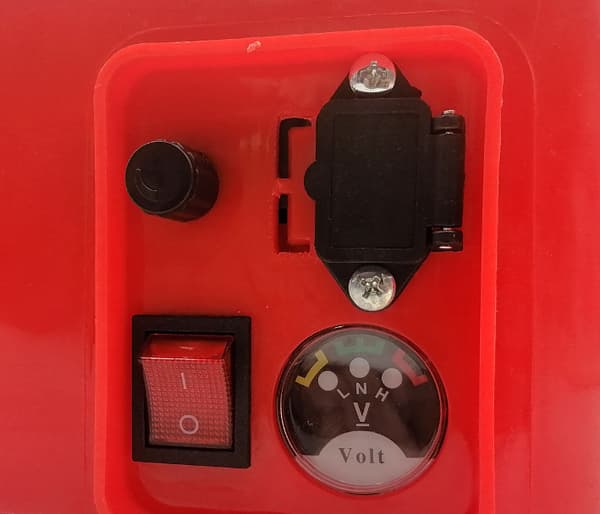 Spændingsregulator til sprøjte