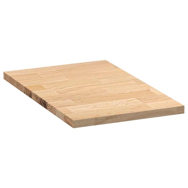 vidaXL køkkenbordplade, 40x63,5x2,7 cm, rektangulær, massivt egetræ