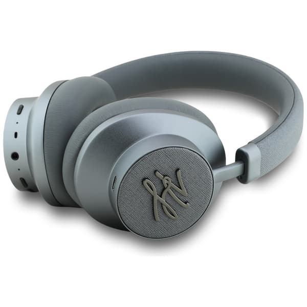 Karl Lagerfeld Grained Initials Bluetooth ANC -nappikuulokkeet, harmaat