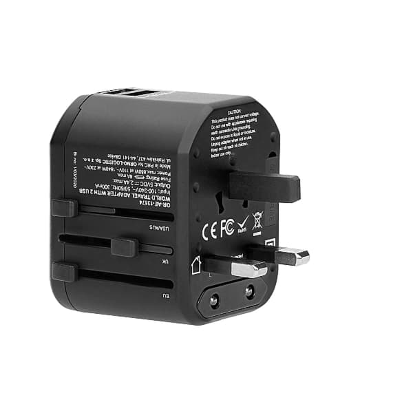 Universal rejseadapter USA UK USB-oplader til stikkontakt