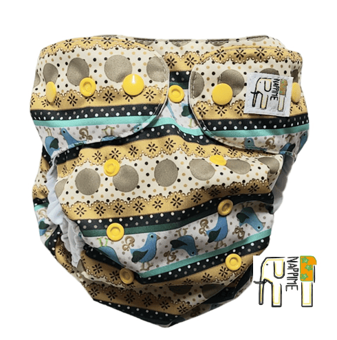 NappiMe Pestävät Mini Polka Dot Bambuvaipat
