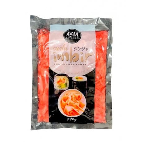 Asia Kitchen syltet lyserød ingefær 240g