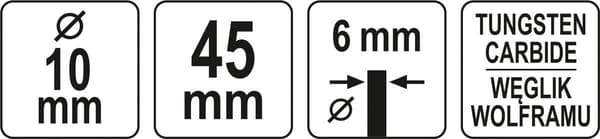 YT-61725 YATO PREMIUM KUGLEFRÆSER