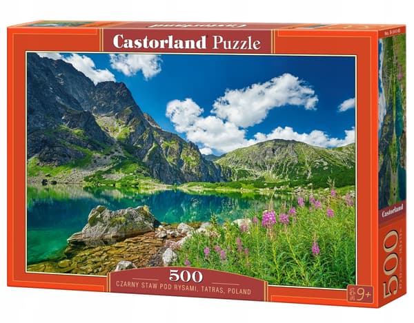 Pussel 500 Sorte Sø under Ryser, Tatra-bjergene, Polen