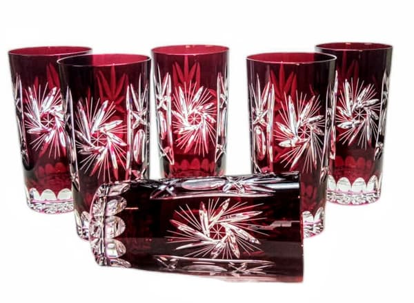 Ruby Crystal vattenglas 320ml olivkvarn