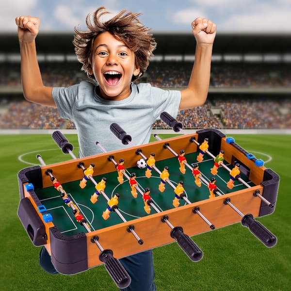 Minifotbollsspel i trä för barn Z531