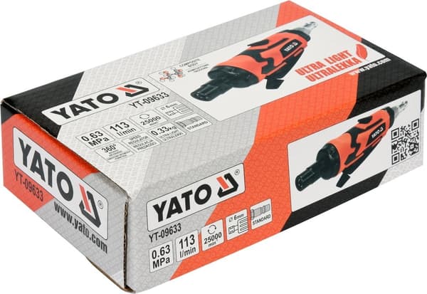 YATO pneumatisk retslibemaskine komposit YT-09633