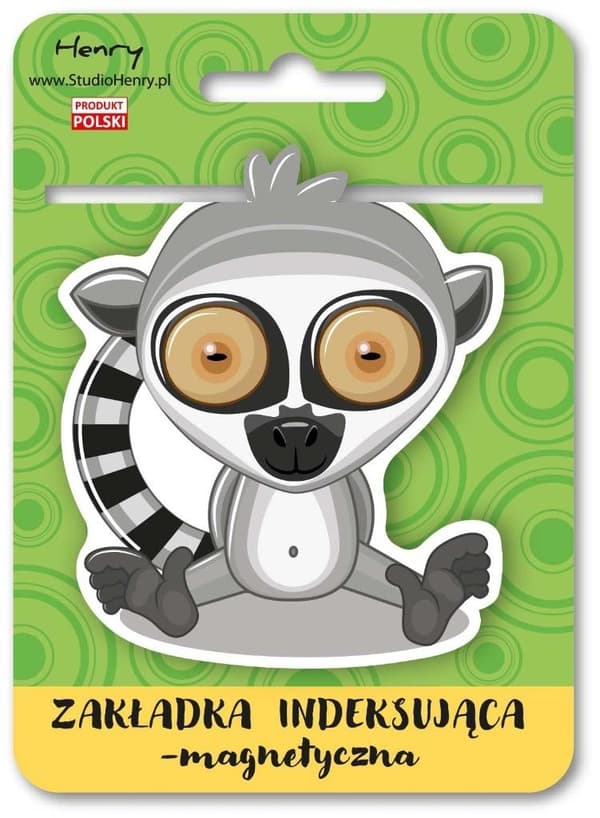 Magnetiskt bokmärke - Lemur