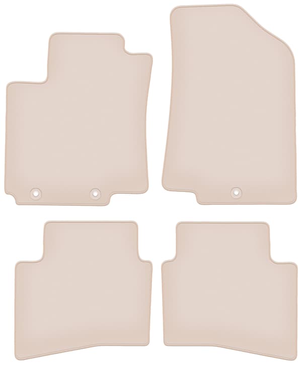 PREMIUM beige gulvmåtter til: Kia Rio III UB hatchback 2011-2017