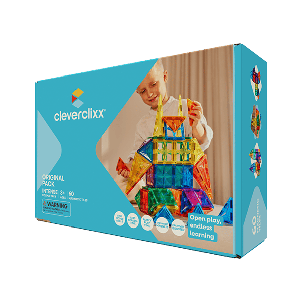 Cleverclixx - Magnetiska block Original Intense Pack - 60 st.