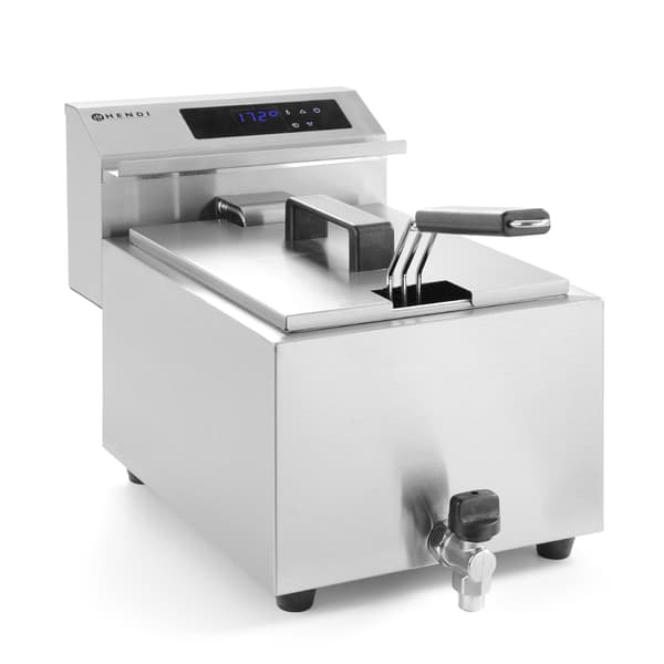 Mastercook digital panelfritös med kran 8L 3500W