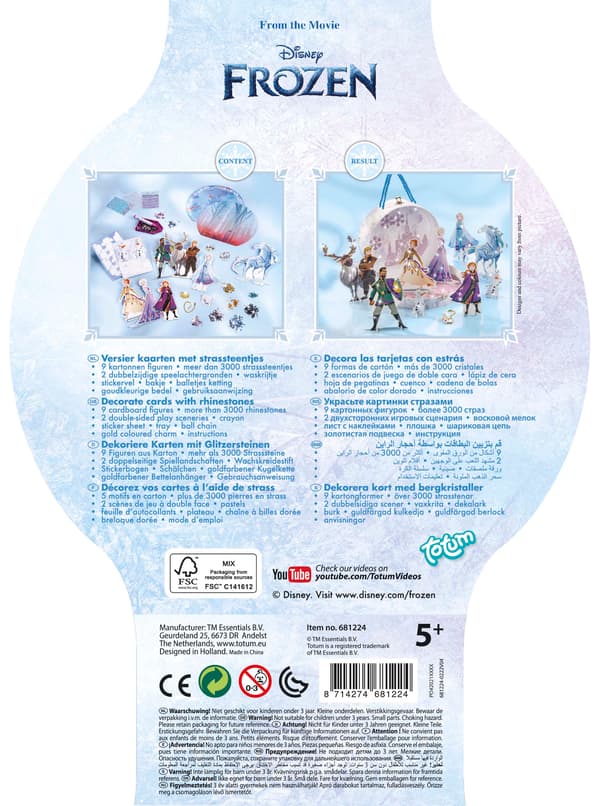 Frozen diamantmosaiksæt i etui