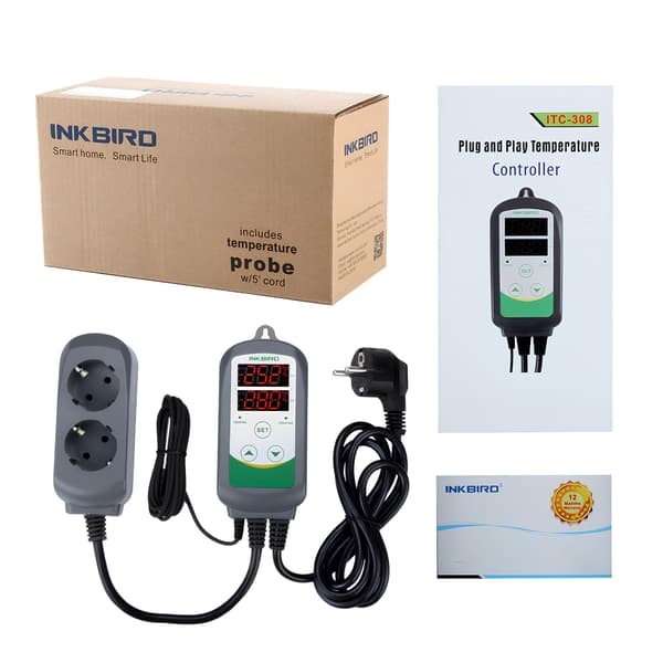Inkbird ITC-308S Digital varme- og køletermostat