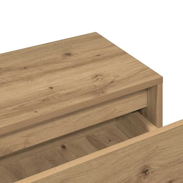 vidaXL Artisan eg entrémøbelsæt, træbaseret materiale
