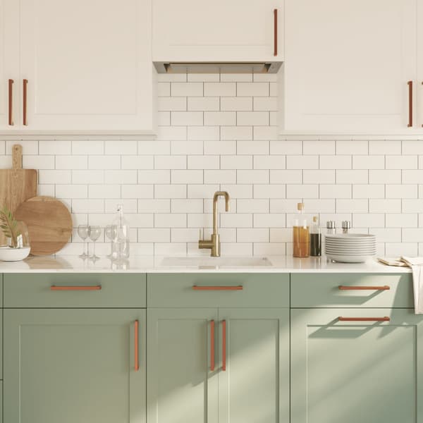 vidaXL skabsgreb 20 stk. bronze 192 mm rustfrit stål