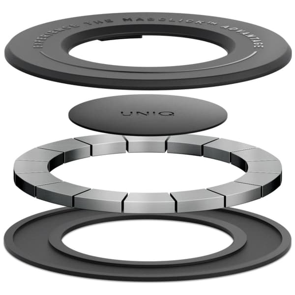 UNIQ SnapMount magnetisk holder selvklæbende sort