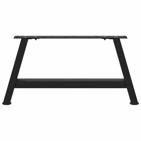 vidaXL sofabordsben, 2 stk., sort, 70x(30-31) cm, stål