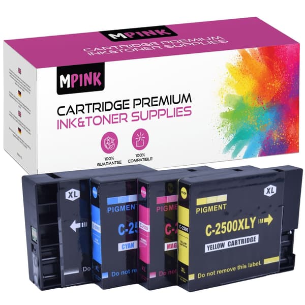 4x blæk til Canon C2500XL CMYK GP
