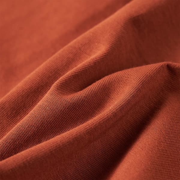 Børne langærmet T-shirt, cognac, 116