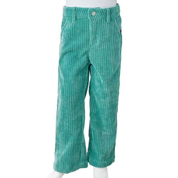 Lasten samettihousut, mintunvihreä, 128