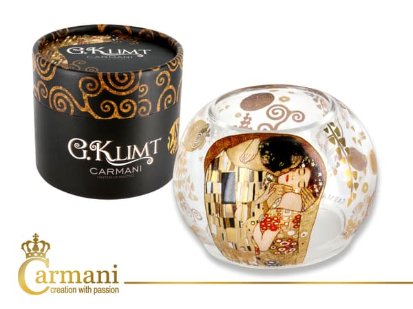 Liten kulljusstake - G. Klimt Kyssen (CARMANI)