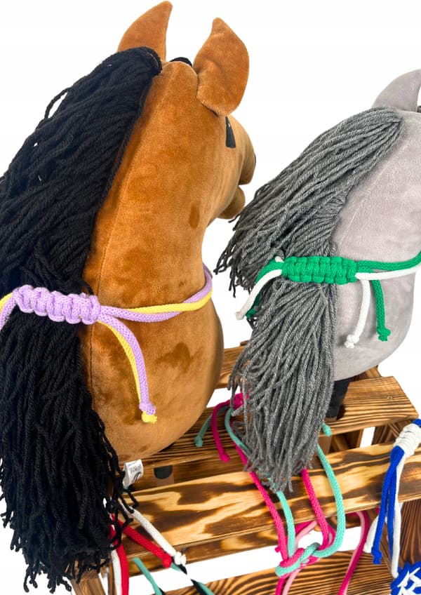Cordeo med fletning til hobbyhest