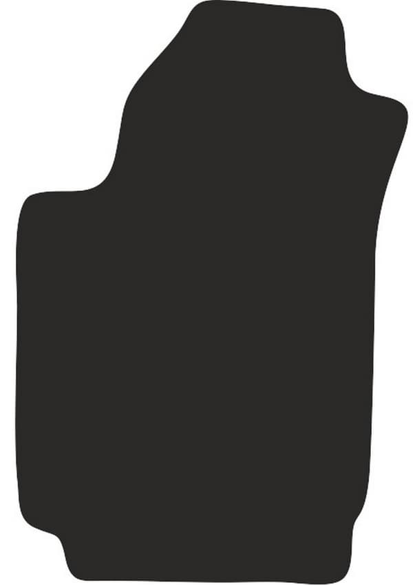 polyamid førermåtte til: Dodge Dart sedan 2012-2016 gummibelagt førermåtte