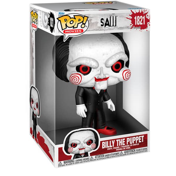 Funko POP Jumbo 25 cm Saw 1821 Billy the Puppet Samlarfigur
