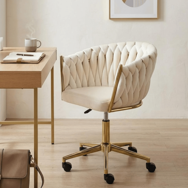Cristian-toimistotuoli, beige sametti