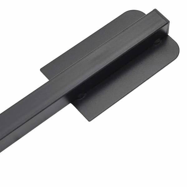 vidaXL foldbar parasolfod til Ø38/48 mm stænger blank sort