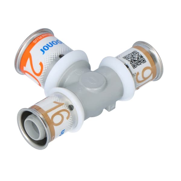 Reduktions-T-stykke ppsu 16-20-16 Uponor S-Press Plus