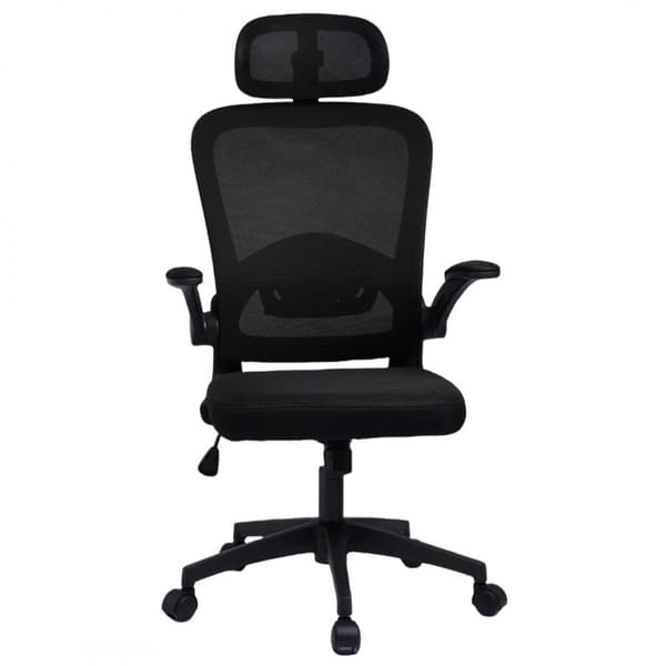 "Mistral Black" drejelig kontorstol, mikronet skrivebordsstol KO28CZ