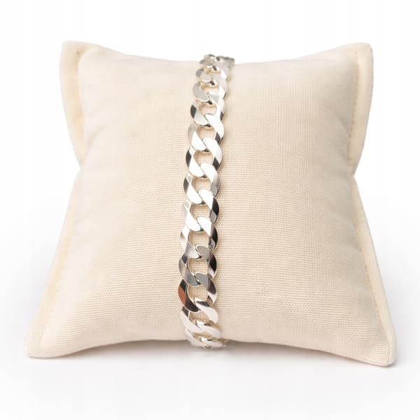 Herrarmband i silver TJOCKT 6 mm Silver 925 FULL ARMOR