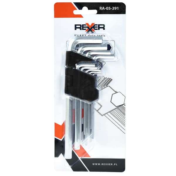 PITKÄT LIITTEEN AVAIMET 1,5–10 MM 9 KPL