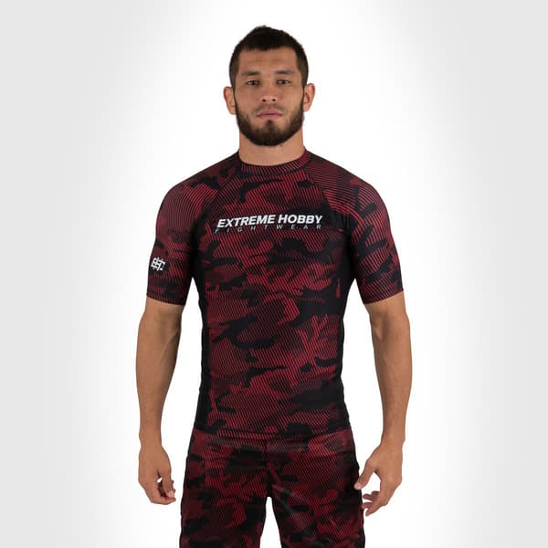 Herre kortærmet rashguard HAVOC S SORT
