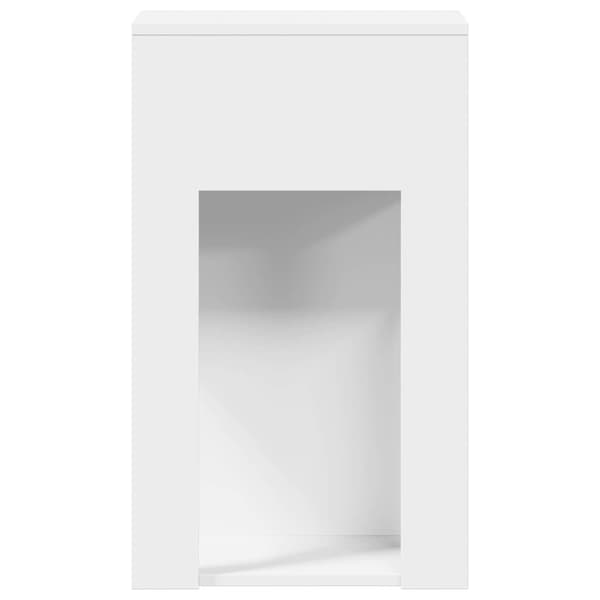 vidaXL computerstativ med skuffe hvid 30x44x74 cm