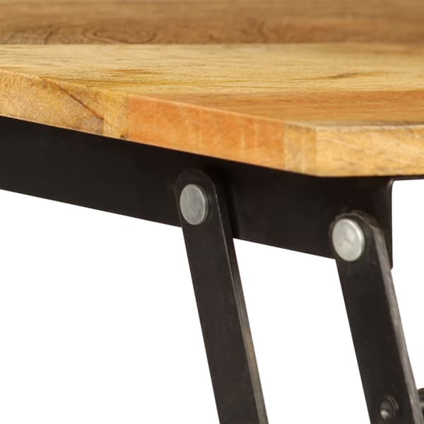vidaXL Soffbord massivt mangoträ 110 x 55 x 35 cm