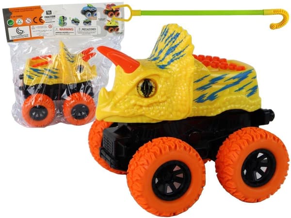 Gul Triceratops-pushertruck
