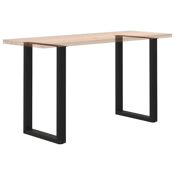 vidaXL sofabordsben, 2 stk., sort, 60x(90-91) cm, stål