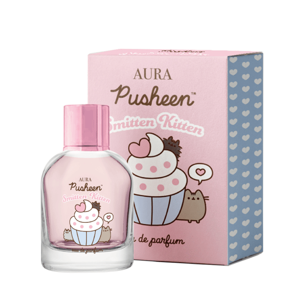 Pusheen Holiday Set 2 - Parfym 50 ml, Läppstift, Gel