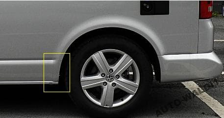 SKYDDSDEKAL VÄNSTER T5 MULTIVAN CARAVELLE