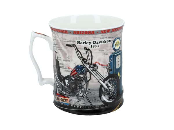 Carmani, 480ml mugg - Harley Davidson motorcykel i burk