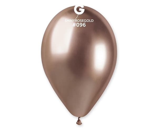 Kromballoner Rosaguld 50 stk.
