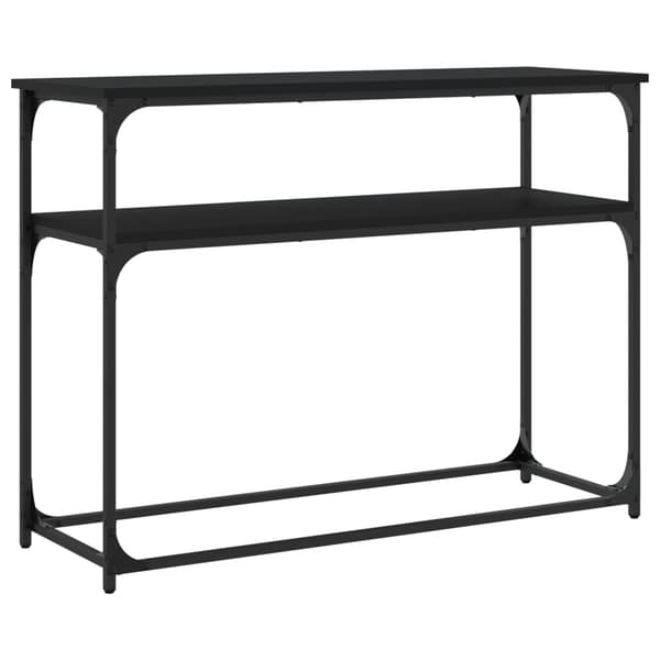 vidaXL konsolbord, sort, 100x35,5x75 cm