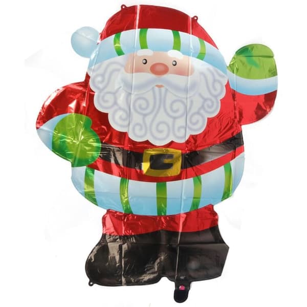 Oppustelig julemand figur 60 cm - juledekoration