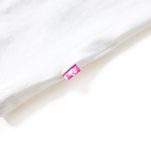 Børne langærmet T-shirt, ecru, 128