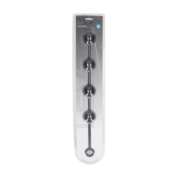 Runde Silikone Analkugler - XL - 50mm - Sort